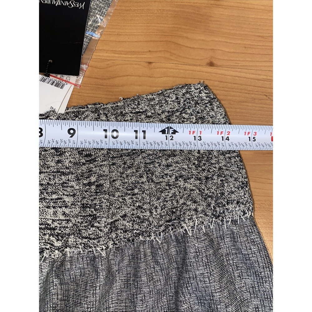 Yves Saint Laurent Side Zip Lined Knee Length Pencil Skirt Black Size 42 NEW - Picture 7 of 15
